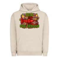 Pigment French Oak mardi gras this the season crawfish fleur de lis Urban Hoodie - RanaPortraitStore