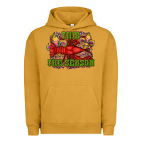 Pigment Peanut Butter mardi gras this the season crawfish fleur de lis Urban Hoodie - RanaPortraitStore