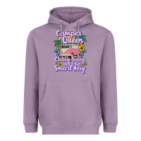 Lavender camp camping camper queen classy sassy and a bit smart assycamper camp Heavyweight Hoodie - linhVisuals