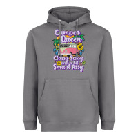 Storm camp camping camper queen classy sassy and a bit smart assycamper camp Heavyweight Hoodie - linhVisuals