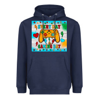 Navy every day is gaming day Heavyweight Hoodie - JahusDesignShop