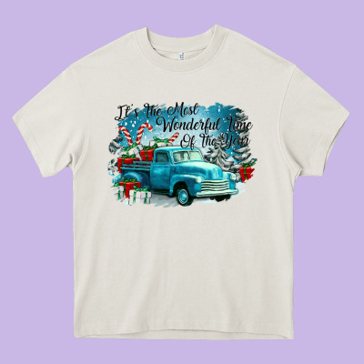 Its The Wonderful Time Of The Year Truck Heavy Core Tee Designed By Cowgirlartshop