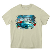 Mossy its the wonderful time of the year truck Heavy Core Tee - CowGirlArtShop