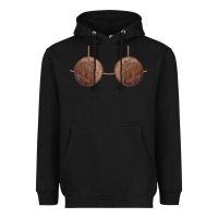 Black coconut bra easy adult halloween tiki party costume t shirt Heavyweight Hoodie - linhVisuals