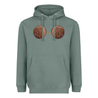 Sage coconut bra easy adult halloween tiki party costume t shirt Heavyweight Hoodie - linhVisuals