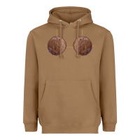 Toasted Coconut coconut bra easy adult halloween tiki party costume t shirt Heavyweight Hoodie - linhVisuals