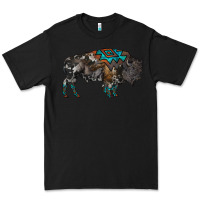 Black cowhide bison Premium Tee - RanaPortraitStore