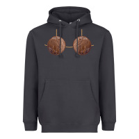 Smoke coconut bra easy adult halloween tiki party costume t shirt Heavyweight Hoodie - linhVisuals
