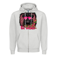 Dove Grey be mine belted galloway Zipper Hoodie - AdoDesignShop