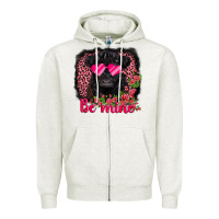 Oatmeal Heather be mine belted galloway Zipper Hoodie - AdoDesignShop