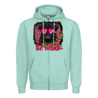 Seafoam be mine belted galloway Zipper Hoodie - AdoDesignShop