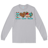 Moon Dust peace love teach Long Sleeve Tee - BundleAndBundleShop