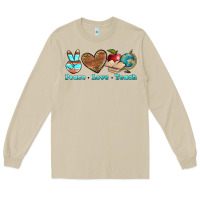 Mushroom peace love teach Long Sleeve Tee - BundleAndBundleShop
