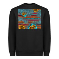 Black sunflower gemstone serape tumbler Heavyweight Sweatshirt - AdoDesignShop