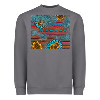 Storm sunflower gemstone serape tumbler Heavyweight Sweatshirt - AdoDesignShop