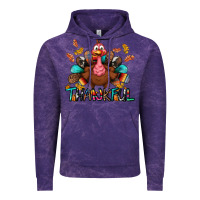 Cloud Purple Thankful Vintage Hoodie - BundleAndBundleShop