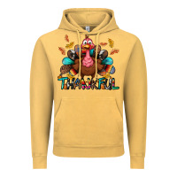 Vintage Mustard Thankful Vintage Hoodie - BundleAndBundleShop