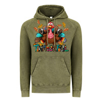Vintage Olive Thankful Vintage Hoodie - BundleAndBundleShop