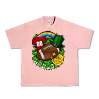 Salmon St. Patrick's Day American Football Urban Heavy Tee - FaDigitalArtStudio