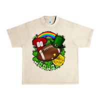 Sandshell St. Patrick's Day American Football Urban Heavy Tee - FaDigitalArtStudio