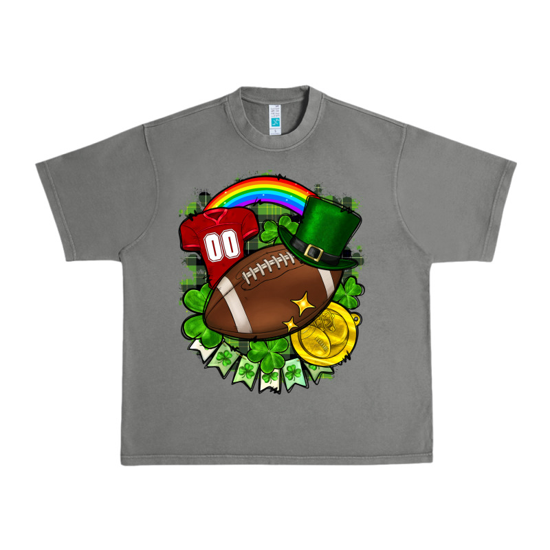 St. Patrick's Day American Football Urban Heavy Tee by FaDigitalArtStudio | Teevron