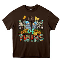 Chocolate Brown mom of twins boys mother's day Heavy Core Tee - CowGirlArtShop