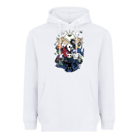 White hollow knight fan art Heavyweight Hoodie - linhVisuals