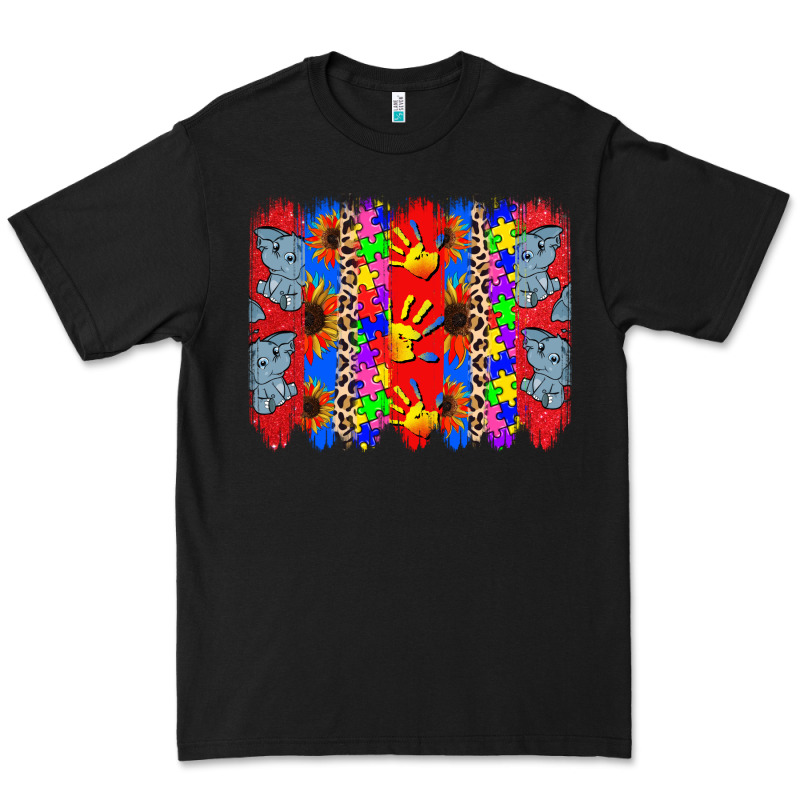 Autism Brushstrokes Premium Tee by CowGirlArtShop | Teevron