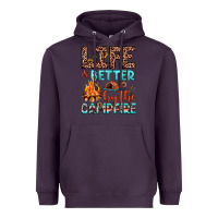 Plum life is better by the campfire Heavyweight Hoodie - JahusDesignShop