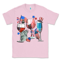 Bubblegum Pink american wine Classic Tee - CowGirlArtShop
