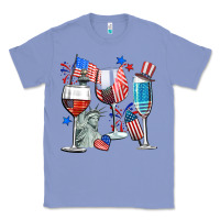 Colony Blue american wine Classic Tee - CowGirlArtShop
