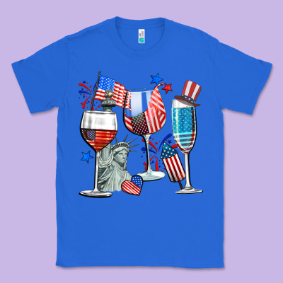 American Wine Classic Tee Designed By Cowgirlartshop
