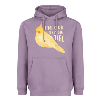 Lavender cockatiel t  shirt i’m kind of a big tiel t  shirt Heavyweight Hoodie - linhVisuals