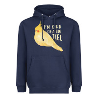 Navy cockatiel t  shirt i’m kind of a big tiel t  shirt Heavyweight Hoodie - linhVisuals
