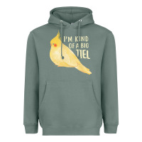 Sage cockatiel t  shirt i’m kind of a big tiel t  shirt Heavyweight Hoodie - linhVisuals