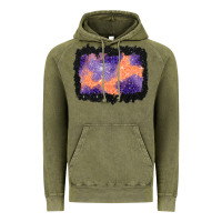 Vintage Olive halloween spider web background Vintage Hoodie - BundleAndBundleShop
