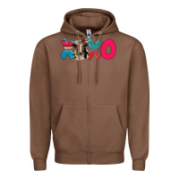Chestnut xoxo holstein cow Zipper Hoodie - AdoDesignShop