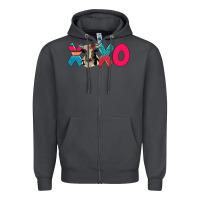 Smoke xoxo holstein cow Zipper Hoodie - AdoDesignShop