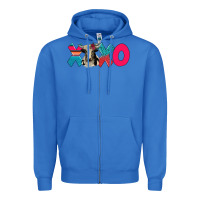 True Royal xoxo holstein cow Zipper Hoodie - AdoDesignShop