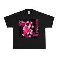 Black survivor breast cancer ribbon Urban Heavy Tee - RanaPortraitStore