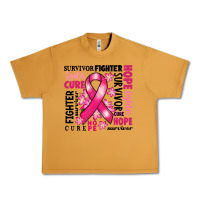 Peanut Butter survivor breast cancer ribbon Urban Heavy Tee - RanaPortraitStore