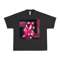 Pigment Black survivor breast cancer ribbon Urban Heavy Tee - RanaPortraitStore