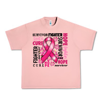 Salmon survivor breast cancer ribbon Urban Heavy Tee - RanaPortraitStore