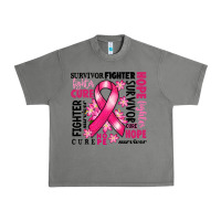 Tornado survivor breast cancer ribbon Urban Heavy Tee - RanaPortraitStore