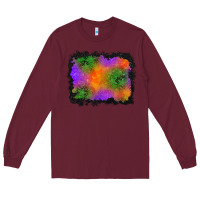 Burgundy halloween stars background Long Sleeve Tee - BundleAndBundleShop