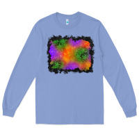 Colony Blue halloween stars background Long Sleeve Tee - BundleAndBundleShop
