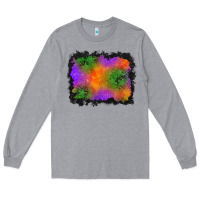 Heather Grey halloween stars background Long Sleeve Tee - BundleAndBundleShop