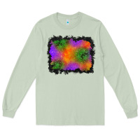 Matcha halloween stars background Long Sleeve Tee - BundleAndBundleShop