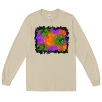 Mushroom halloween stars background Long Sleeve Tee - BundleAndBundleShop