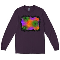 Plum halloween stars background Long Sleeve Tee - BundleAndBundleShop